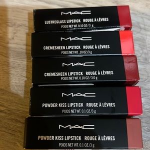 Mac bundle of 5 lipstick